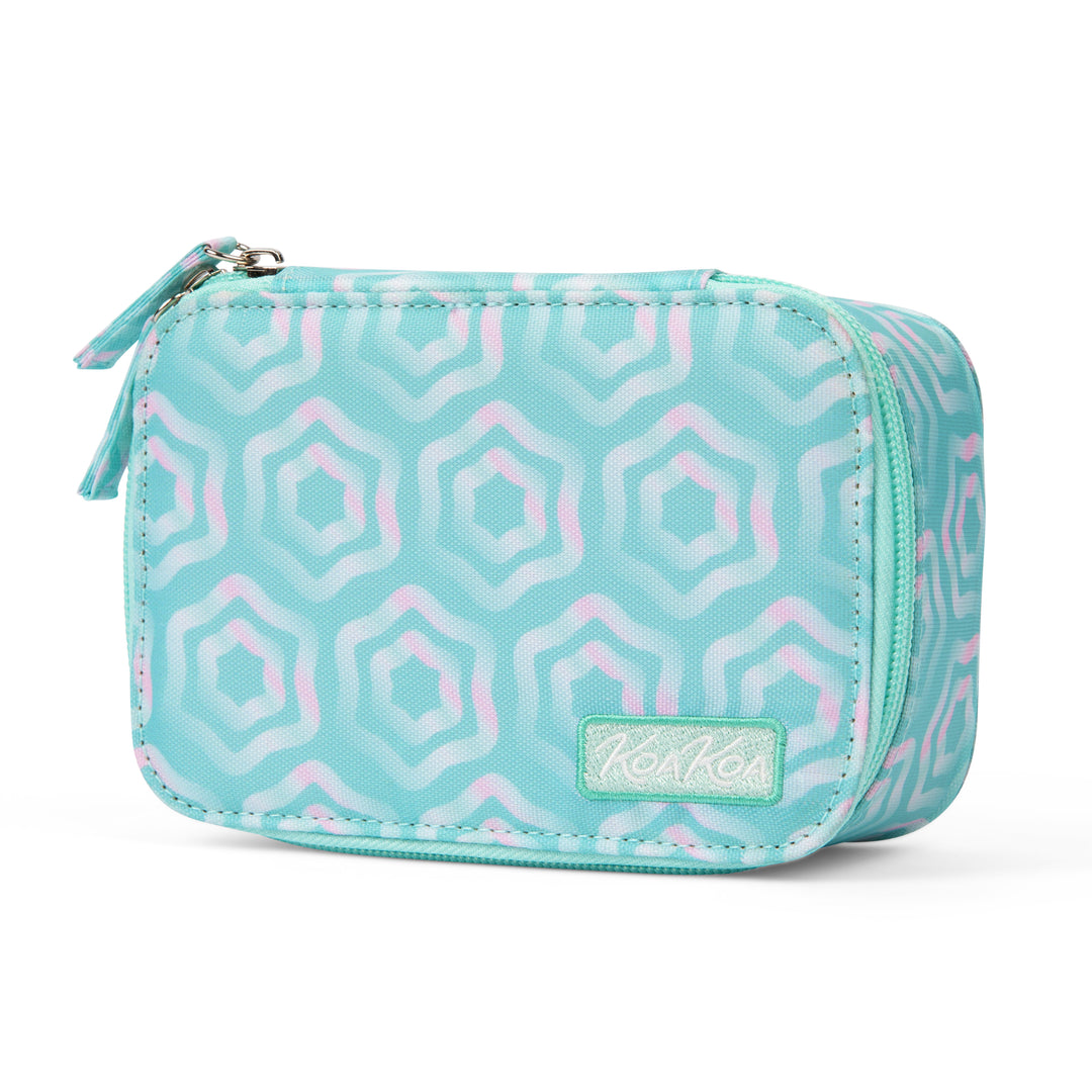 Turtle Shell Print Jewelry Case