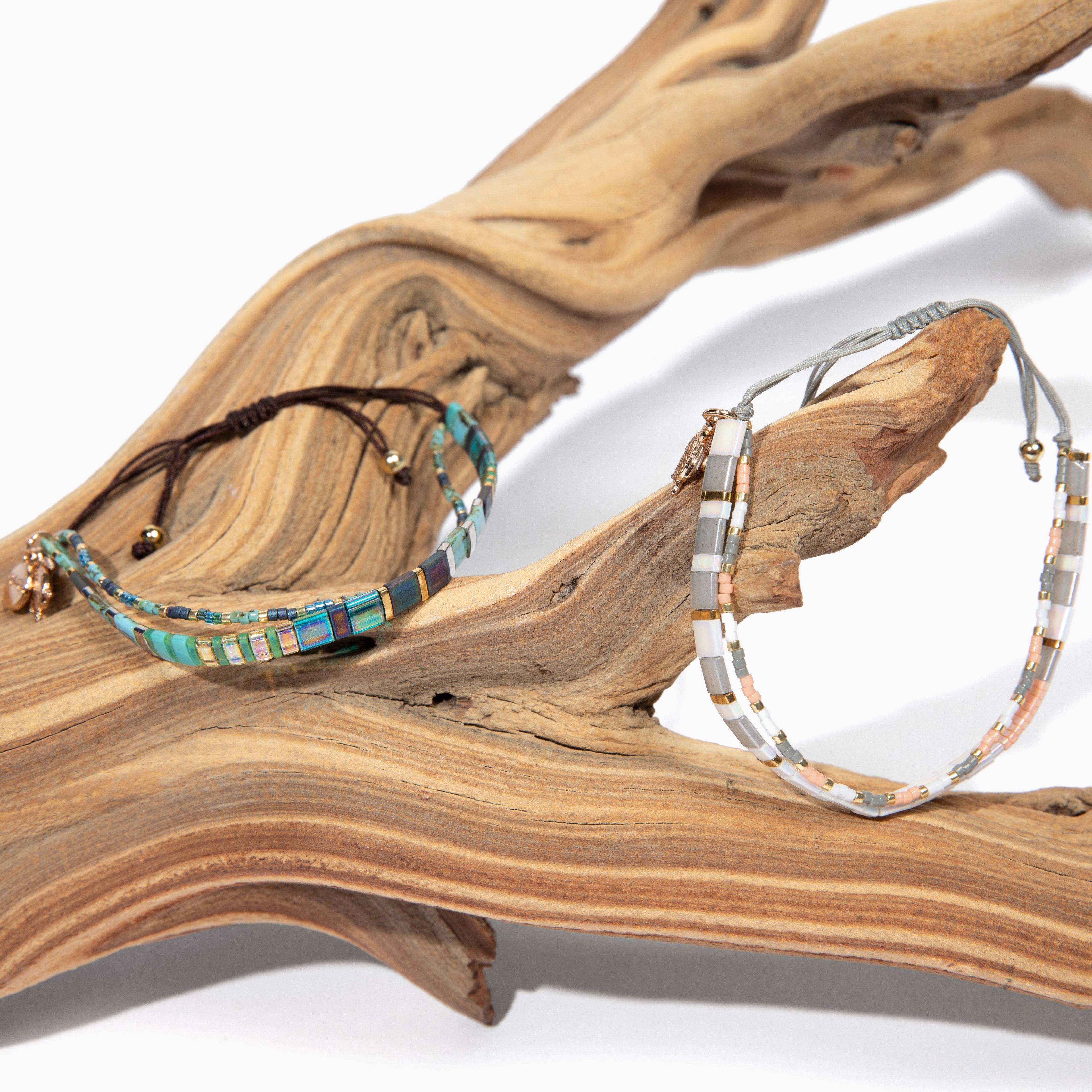 Luxe Glass Bead Bracelets