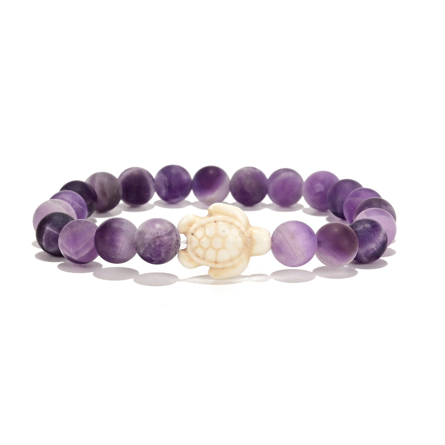 Sea Turtle Tracking Bracelet - Amethyst