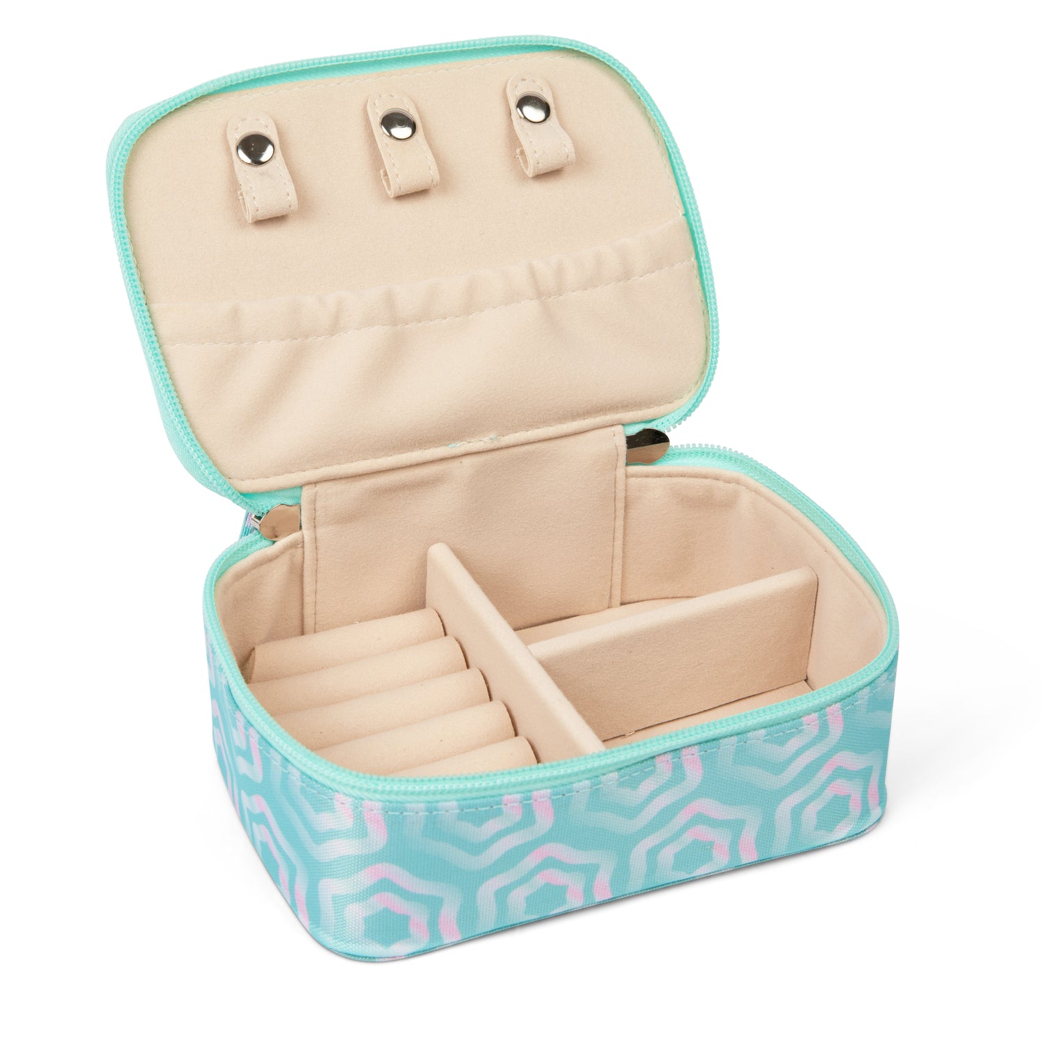 Turtle Shell Print Jewelry Case