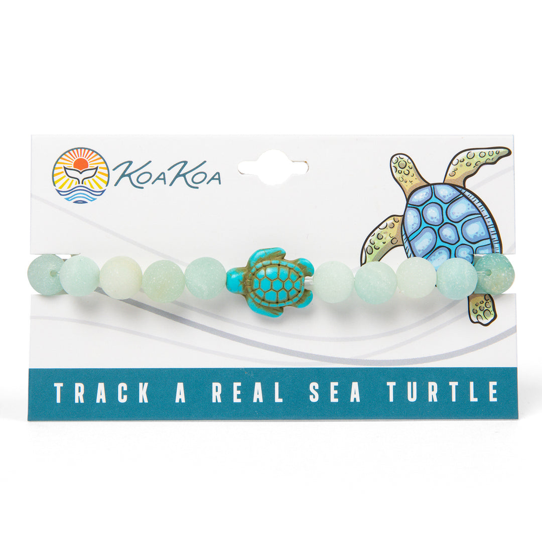 Sea Turtle Tracking Bracelet - Bahama Blue Special Edition