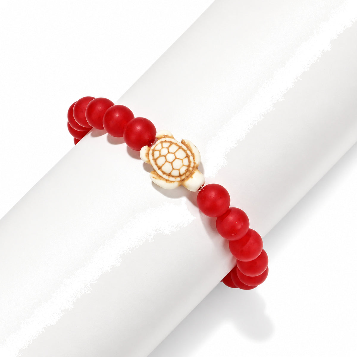 Sea Turtle Tracking Bracelet - Cranberry