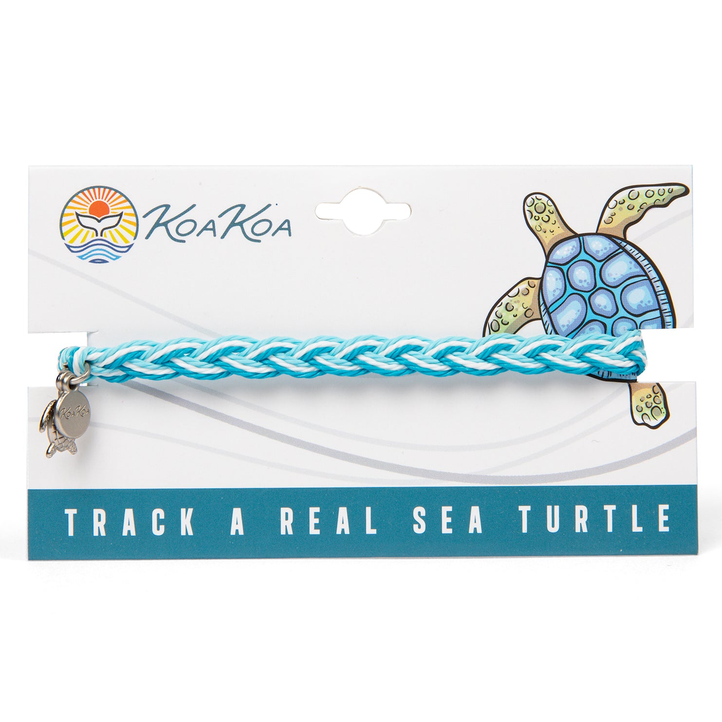 Photo Bracelet KoaKoa Sea Turtle Tracking Bracelet Bahama Blue